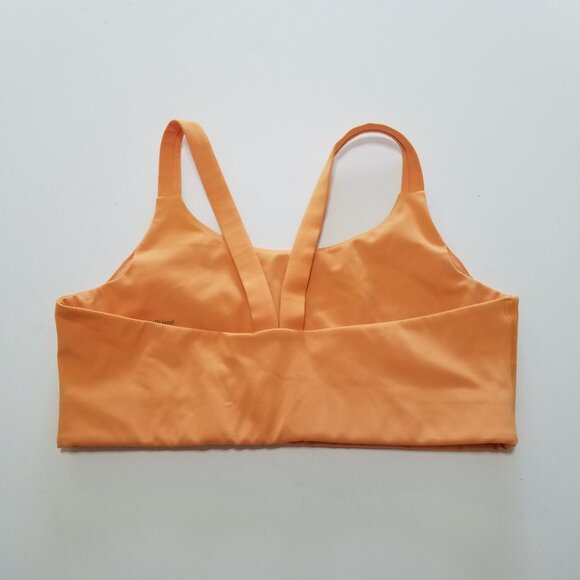 Girlfriend Collective Bundle Unlined Sports Bras Orange and Brown Size L - Picture 8 of 9
